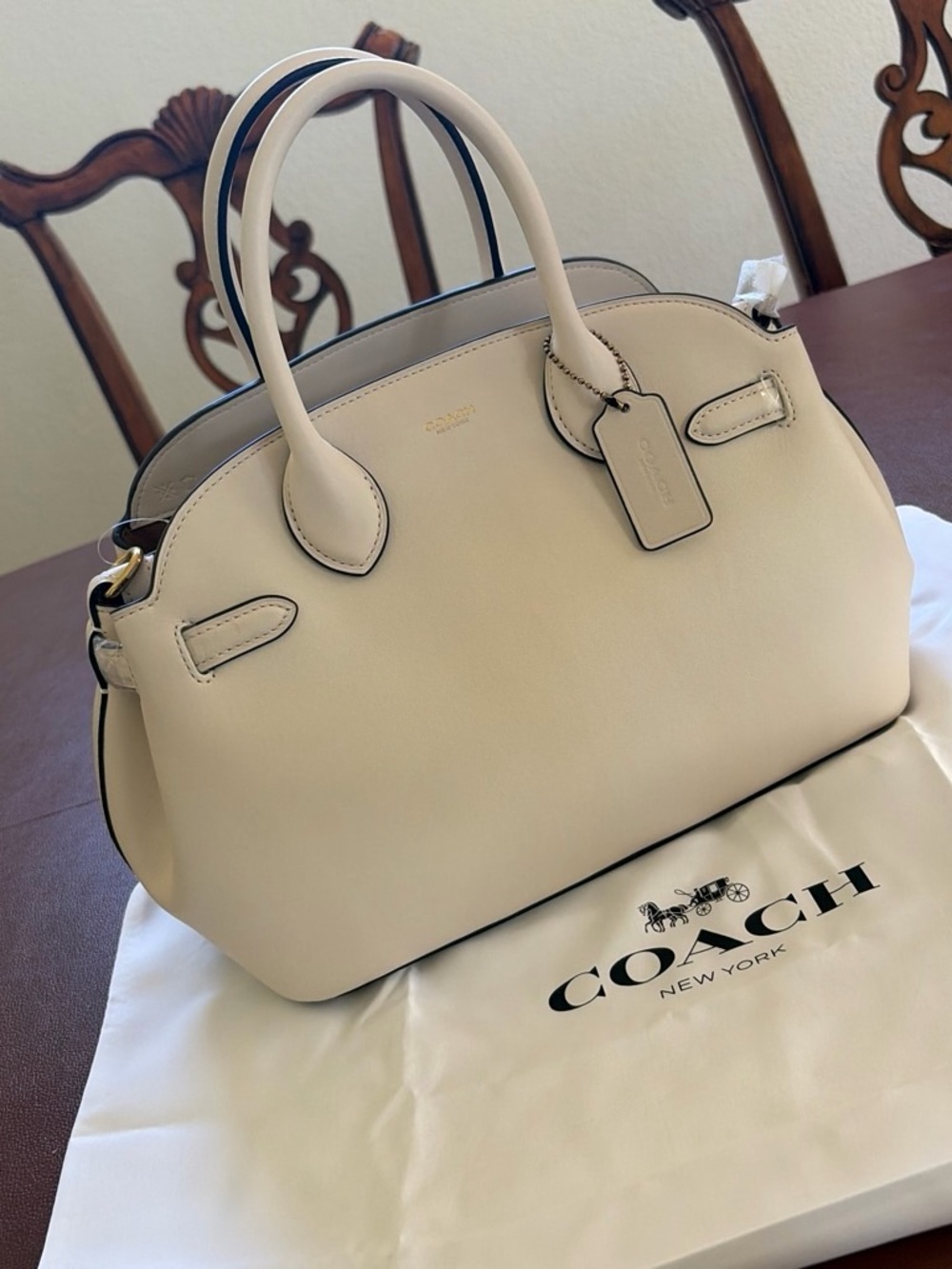 Coach Empire 28 chalk white